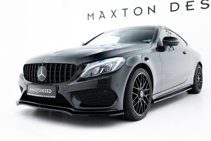 Forreste splitter V.1 MERCEDES- BENZ C-CLASS W205 COUPE AMG-LINE