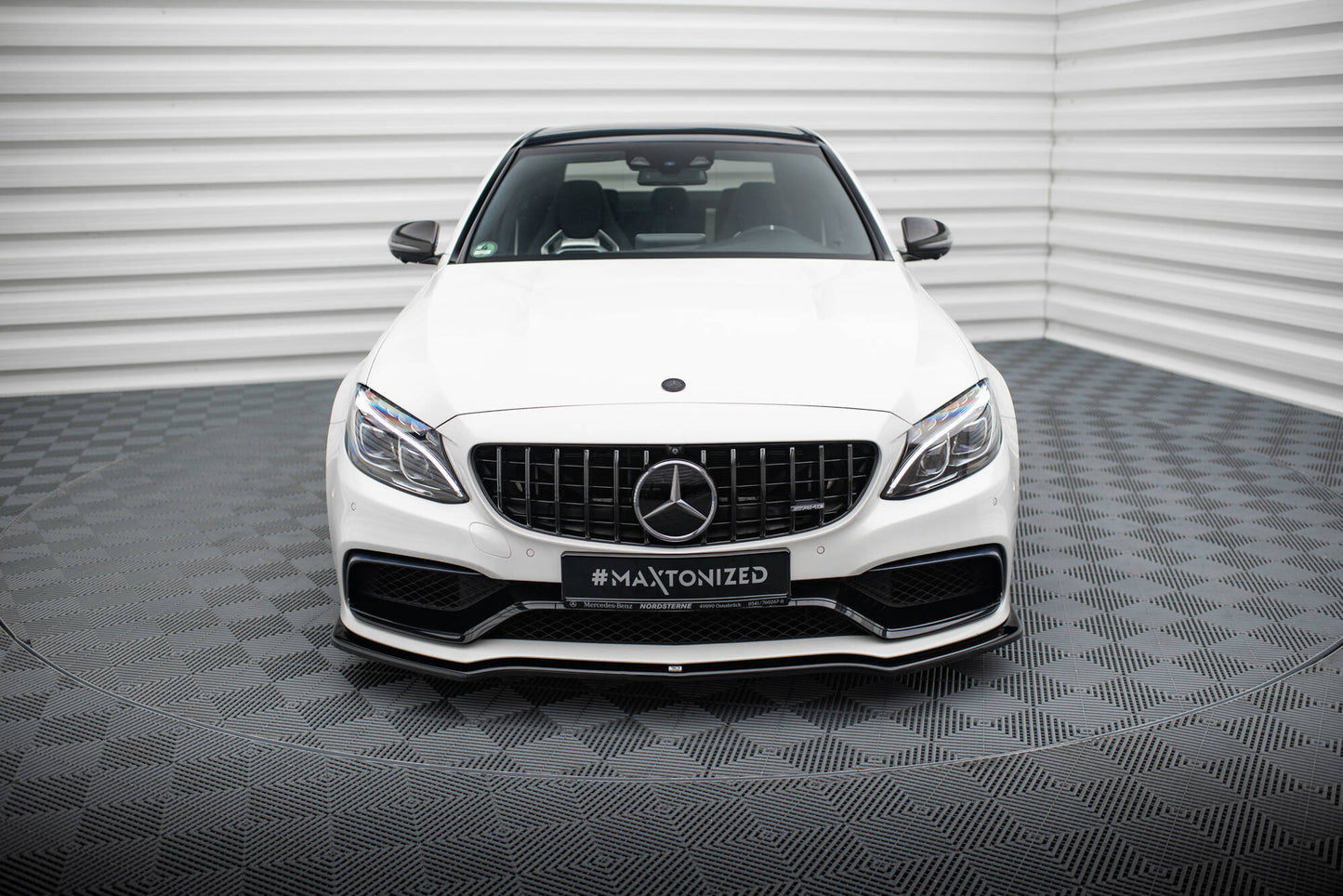 Forreste splitter V.1 Mercedes-AMG C63 Sedan / Estate W205 / S205