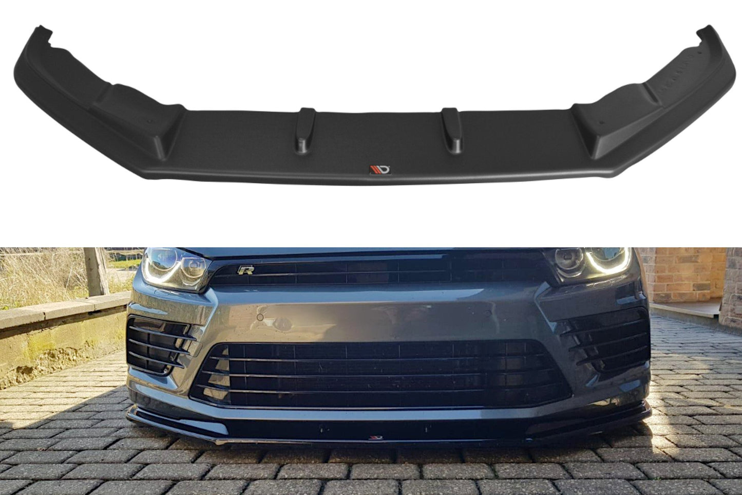 Forreste splitter V.1 VOLKSWAGEN SCIROCCO MK.3 R FACELIFT