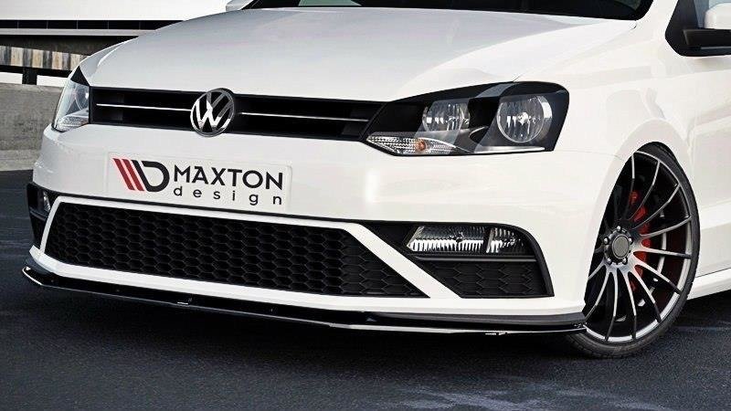 Forreste splitter V.1 Volkswagen Polo GTI Mk5 Facelift