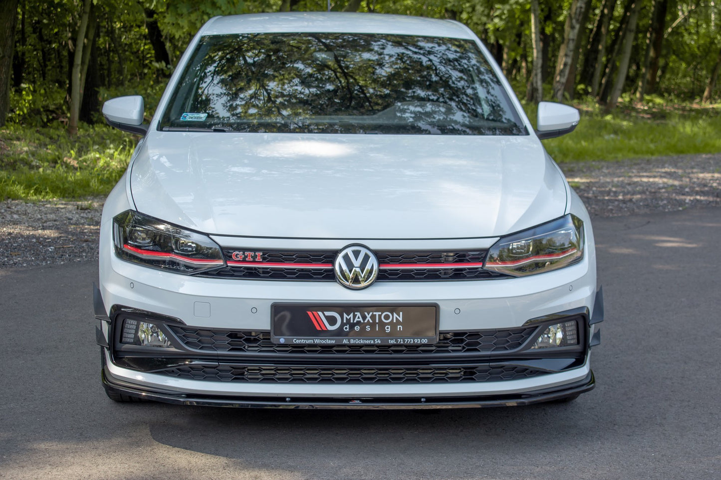 Forreste splitter V.1 Volkswagen Polo GTI / R-line Mk6