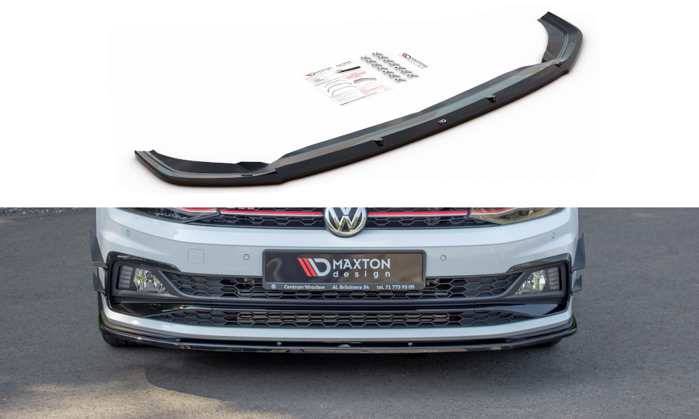 Forreste splitter V.1 Volkswagen Polo GTI / R-line Mk6