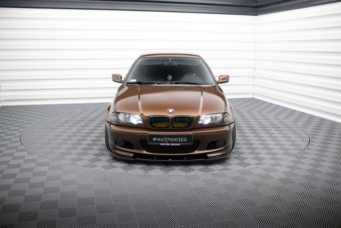 Forreste splitter V.1 til BMW 3 E46 MPACK COUPE