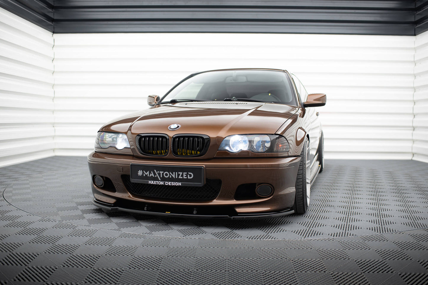 Forreste splitter V.1 til BMW 3 E46 MPACK COUPE