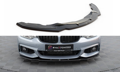 Forreste splitter V.1 til BMW 4 Coupe / Gran Coupe / Cabrio M-Pack F32 / F36 / F33