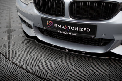 Forreste splitter V.1 til BMW 4 Coupe / Gran Coupe / Cabrio M-Pack F32 / F36 / F33