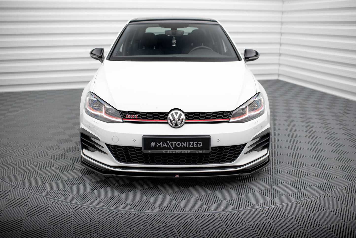 Forreste splitter V.2 VW GOLF VII GTI FACELIFT