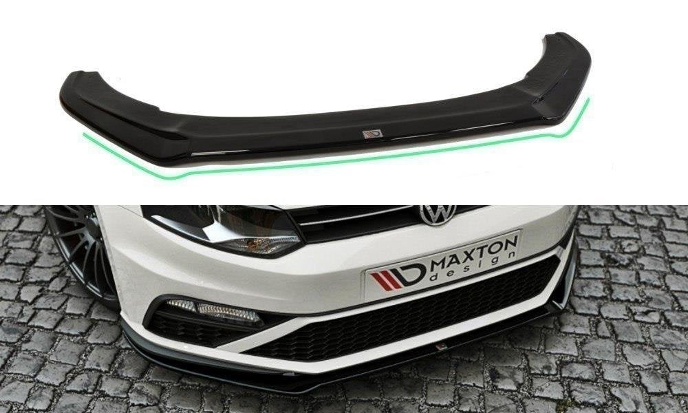 Forreste splitter V.2 Volkswagen Polo GTI Mk5 Facelift