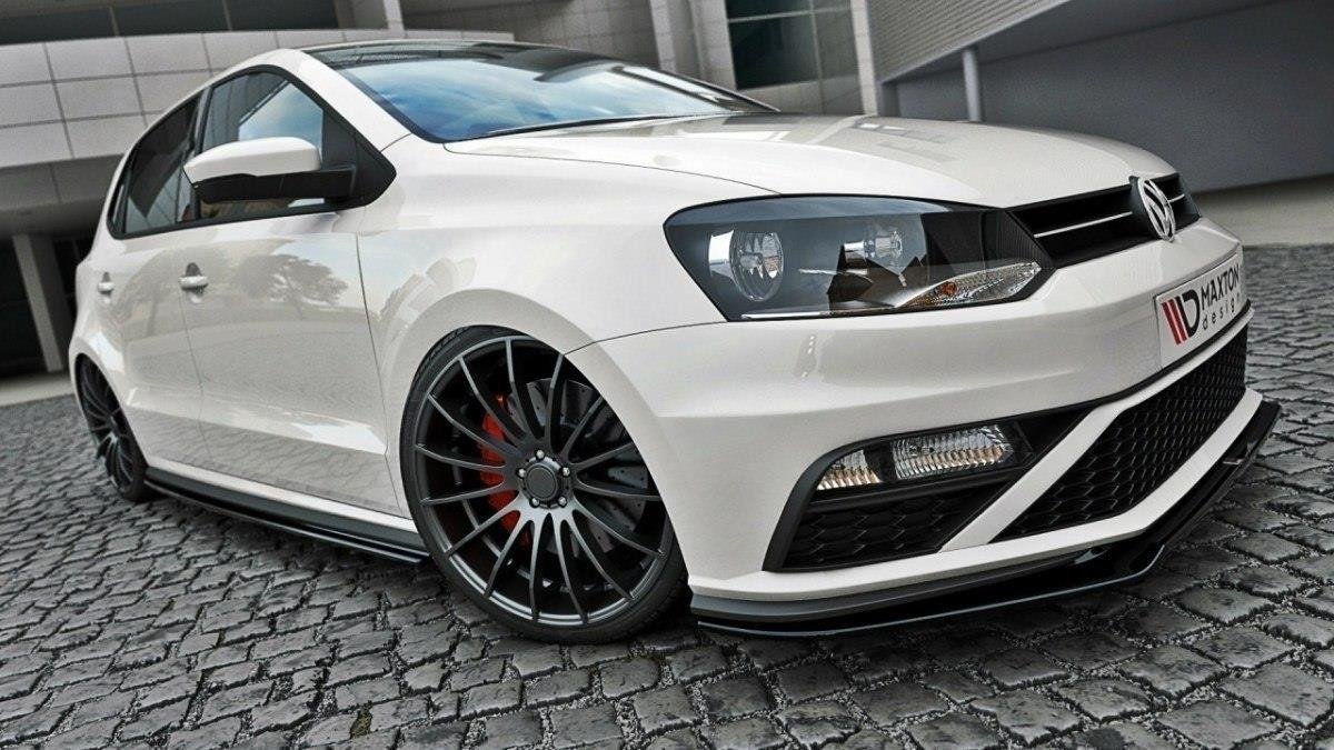 Forreste splitter V.2 Volkswagen Polo GTI Mk5 Facelift