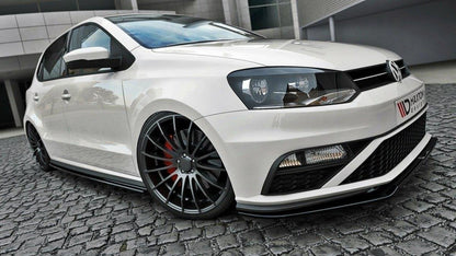 Forreste splitter V.2 Volkswagen Polo GTI Mk5 Facelift