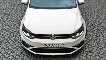 Forreste splitter V.2 Volkswagen Polo GTI Mk5 Facelift