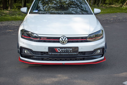 Forreste splitter V.2 Volkswagen Polo GTI / R-line Mk6