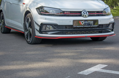 Forreste splitter V.2 Volkswagen Polo GTI / R-line Mk6