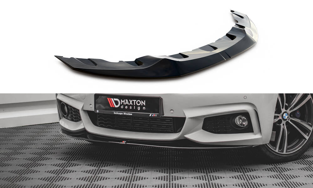 Forreste splitter V.2 til V.2 BMW 4 Coupe / Gran Coupe / Cabrio M-Pack F32 / F36 / F33