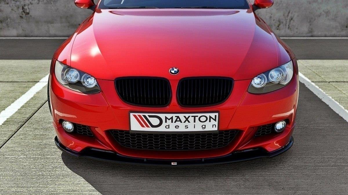 Forreste splitter til BMW 3 E92 MPACK (PREFACE MODEL passer M Performance splitter)