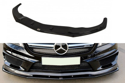 Forreste splitter v.2 MERCEDES CLA 45 AMG C117 (PREFACE)