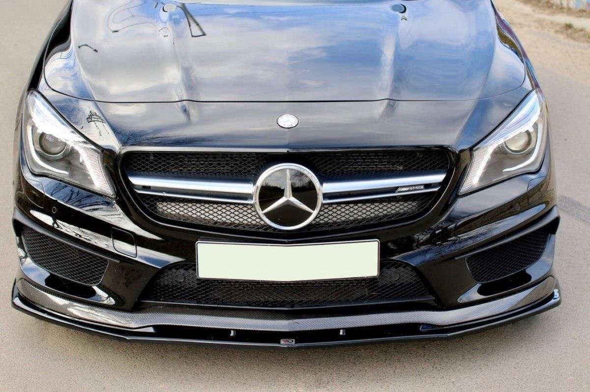 Forreste splitter v.2 MERCEDES CLA 45 AMG C117 (PREFACE)