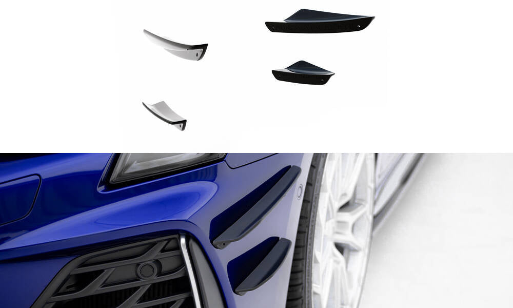Forkofanger Vinger (Canards) Audi A3 S-Line Sedan / S3 Sedan 8Y Facelift
