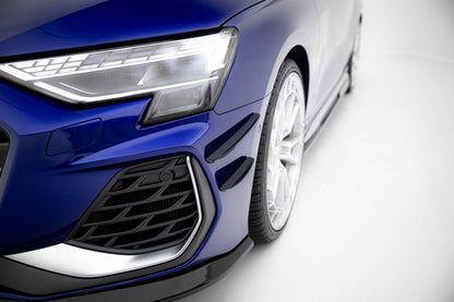 Forkofanger Vinger (Canards) Audi A3 S-Line Sedan / S3 Sedan 8Y Facelift