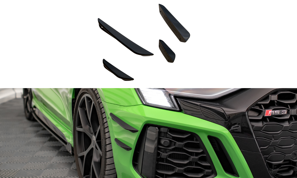 Forkofanger Vinger (Canards) Audi RS3 8Y