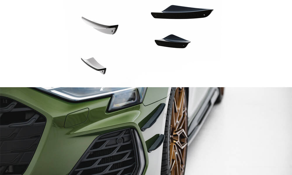 Forkofanger Vinger (Canards) Audi S3 Sportback / A3 S-line Sportback 8Y Facelift