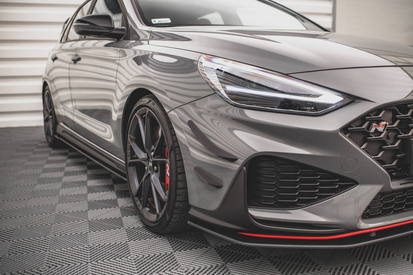 Forkofanger Vinger (Canards) Hyundai I30 N / I30 N-Line Hatchback/Fastback Mk3 Facelift