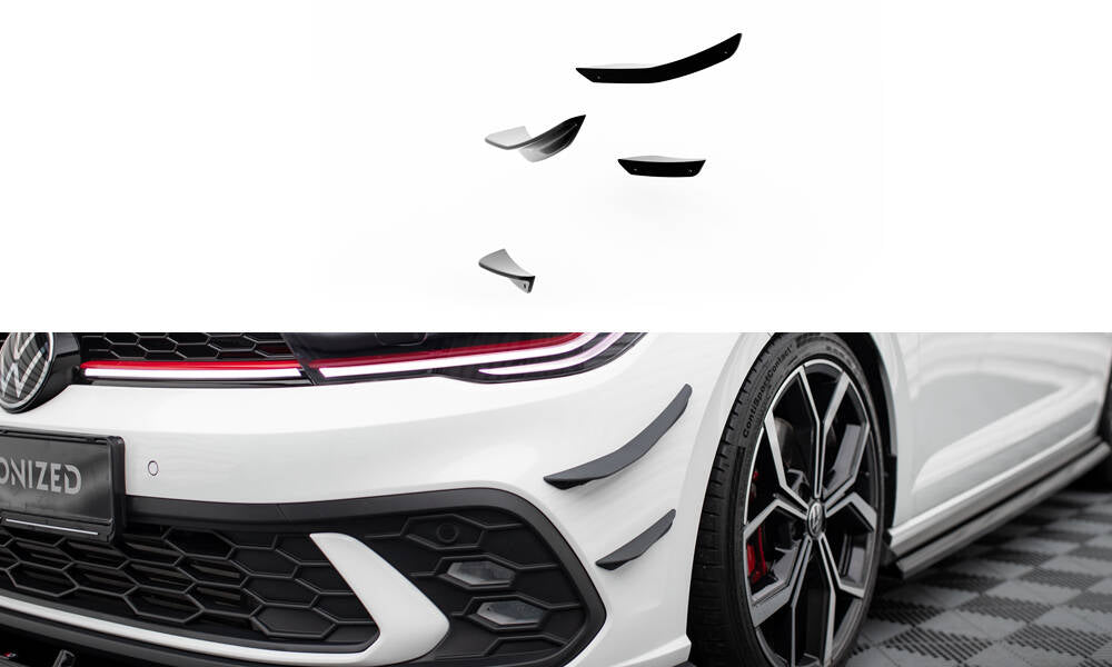 Forkofanger Vinger (Canards) Volkswagen Polo GTI Mk6 Facelift