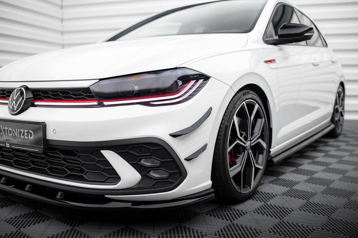 Forkofanger Vinger (Canards) Volkswagen Polo GTI Mk6 Facelift