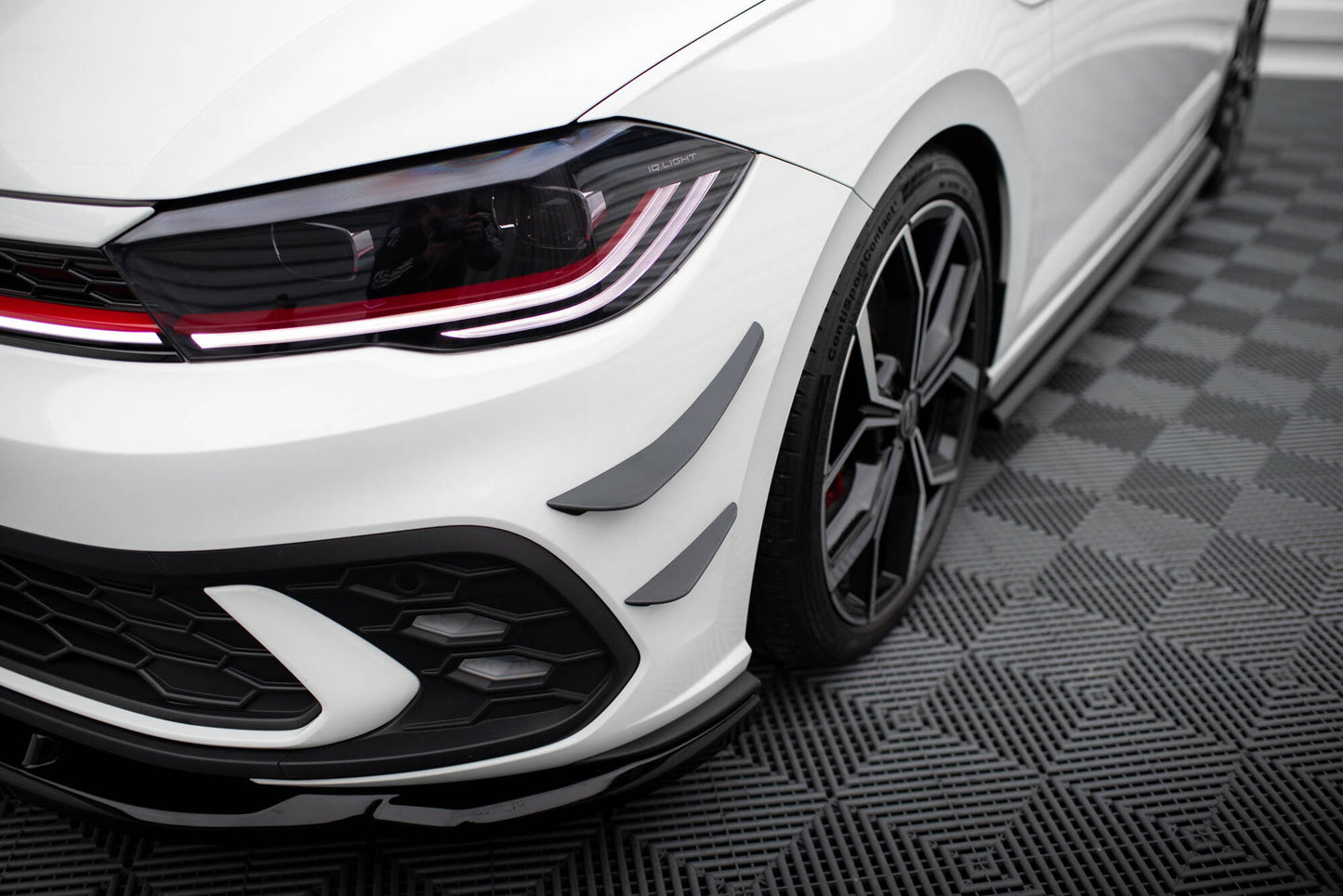 Forkofanger Vinger (Canards) Volkswagen Polo GTI Mk6 Facelift