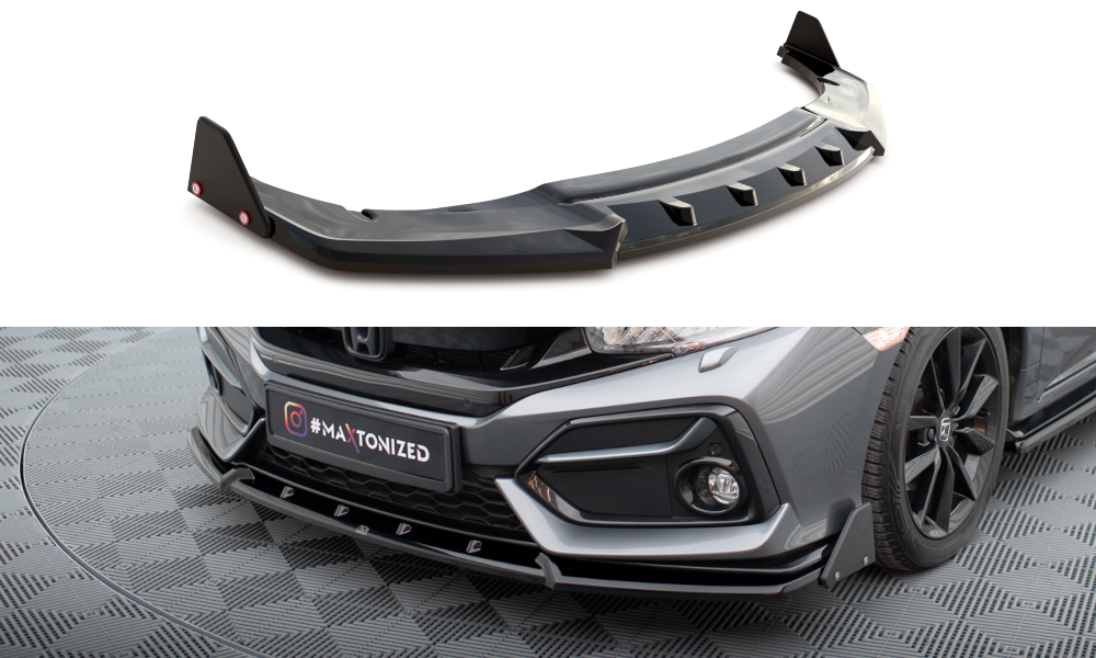 Forreste splitter + Flaps Honda Civic Sport Mk 10