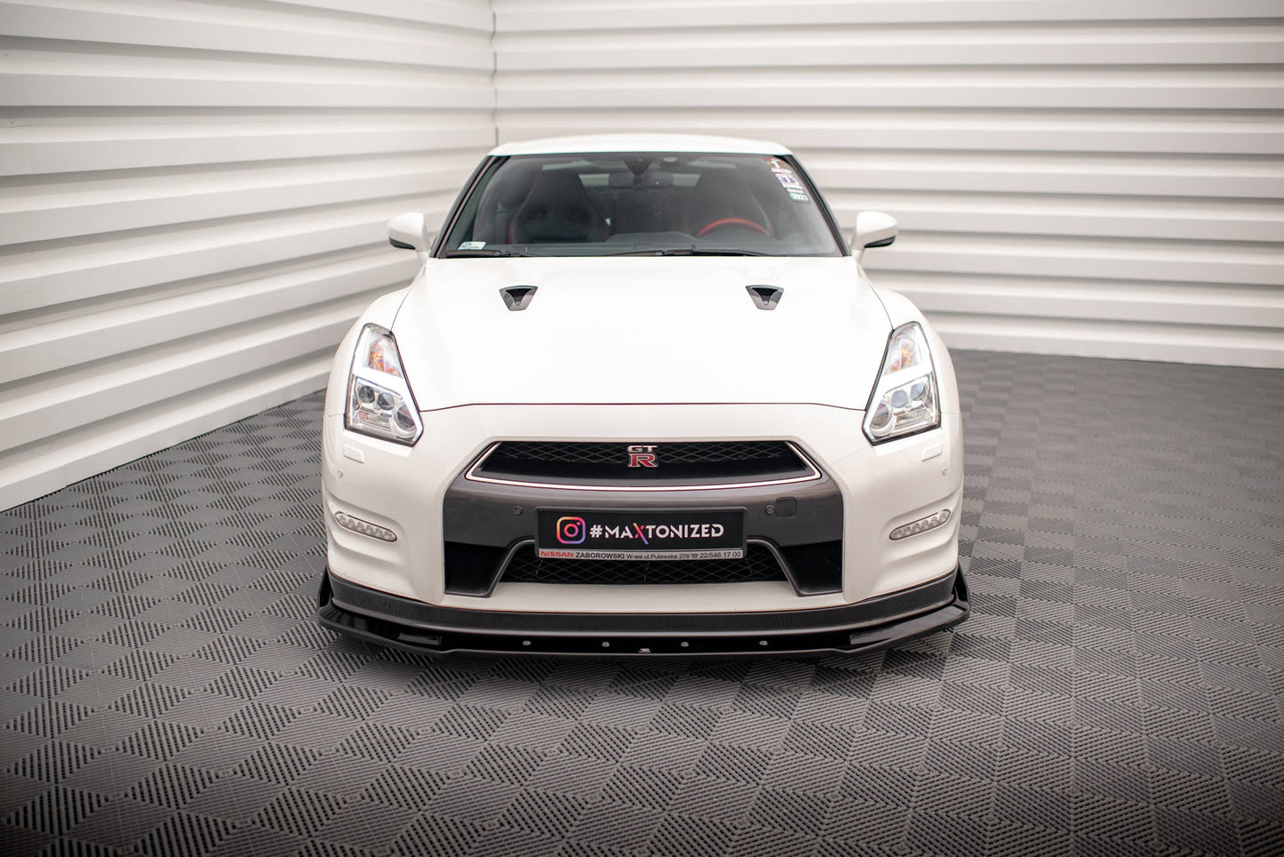 Forreste splitter + Flaps Nissan GTR R35 Facelift