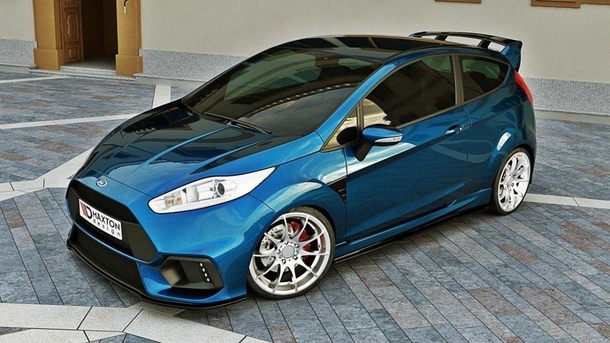 Forreste splitter (Focus RS Look kofanger) Ford Fiesta Mk7 FL