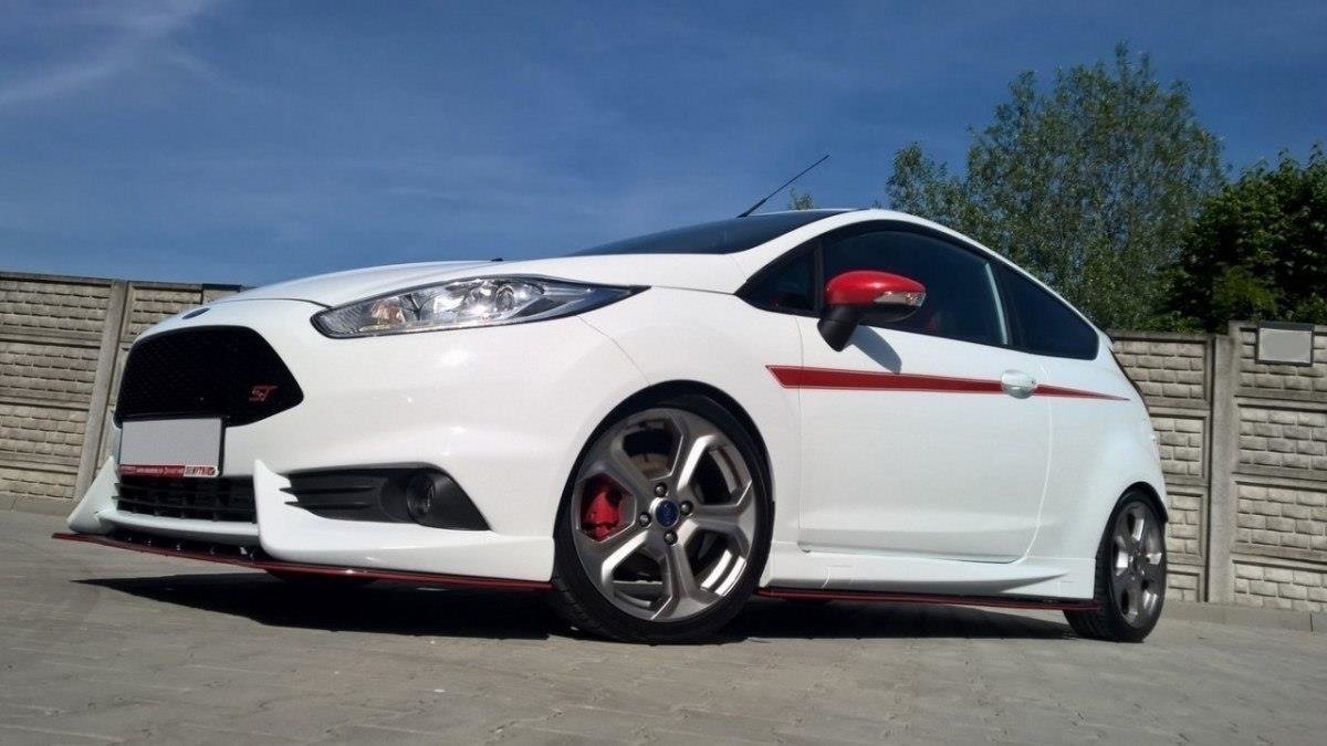 Forreste splitter Ford Fiesta ST Mk7 FL (Fit Maxton Design kofanger)