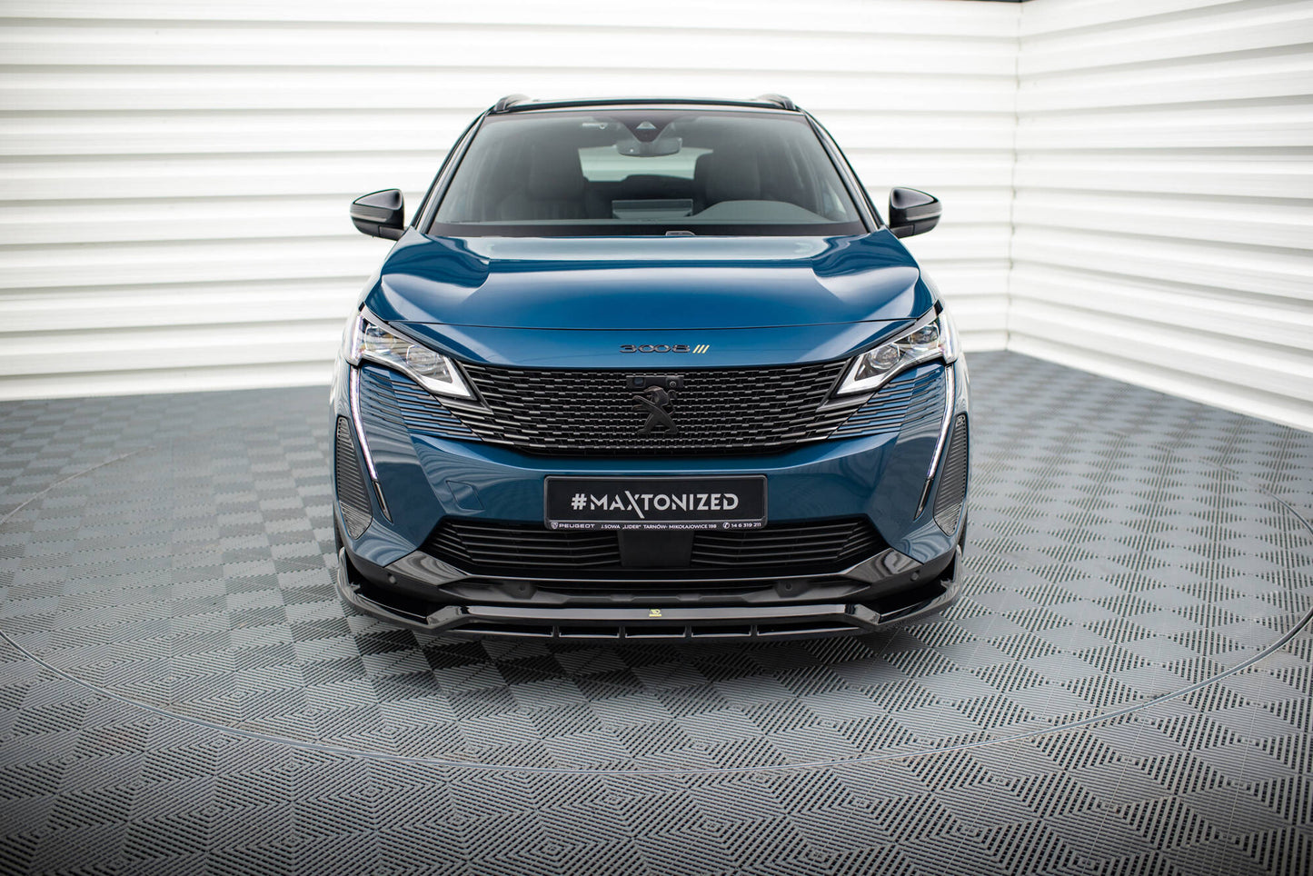 Forreste splitter Peugeot 3008 GT-Line Mk2 Facelift