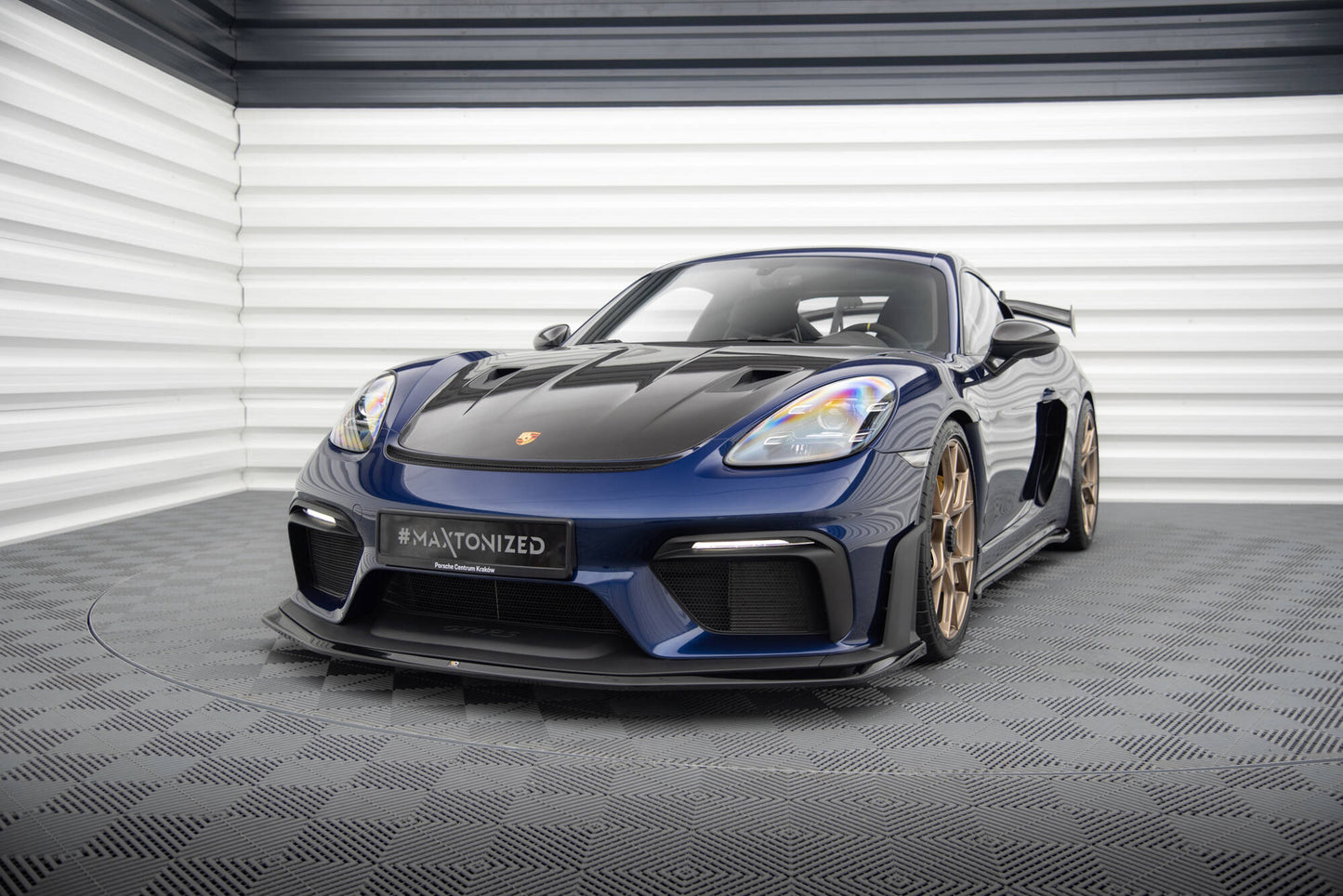 Forreste splitter Porsche 718 Cayman GT4 RS 982c