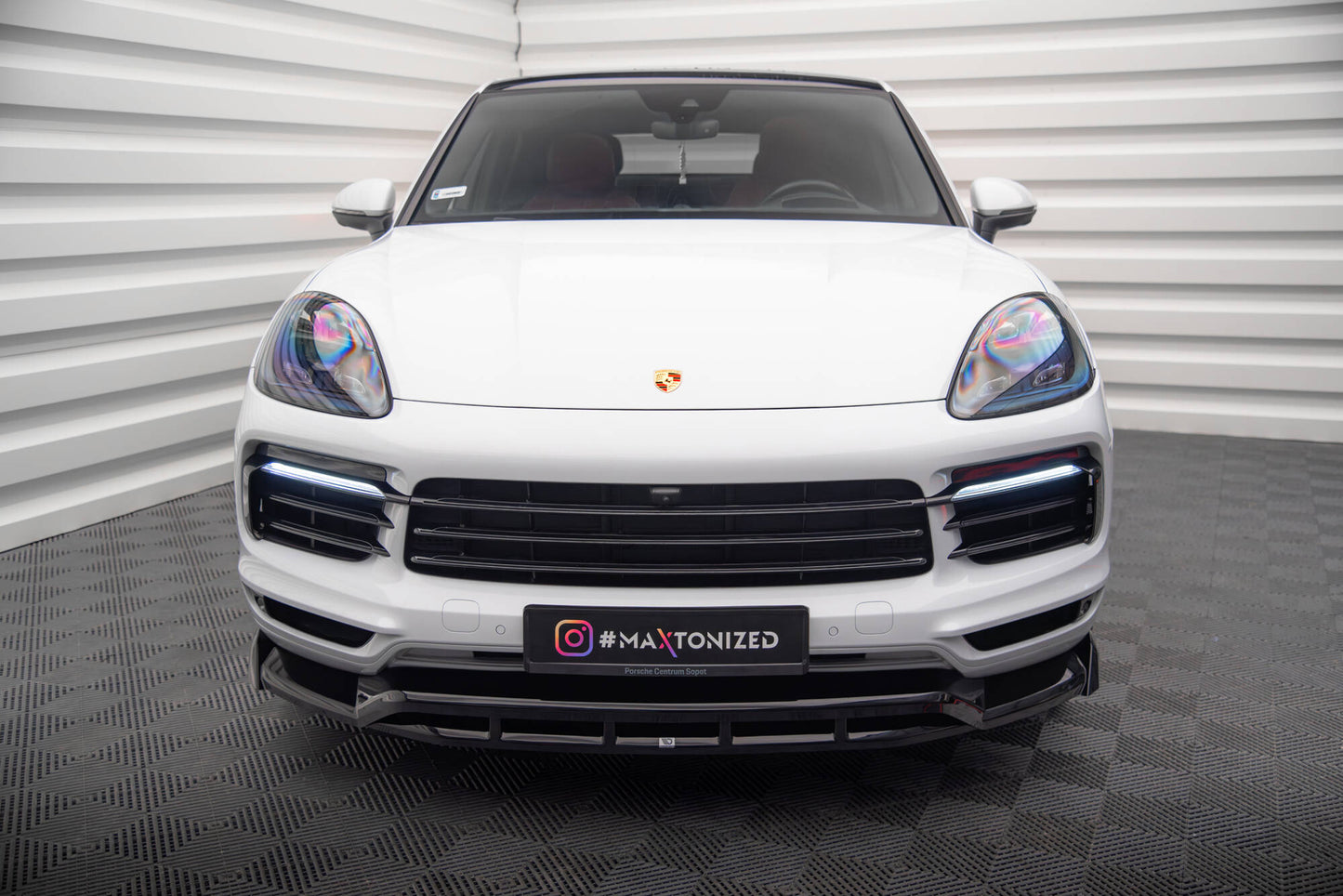 Forreste splitter Porsche Cayenne Coupe / SUV Mk3
