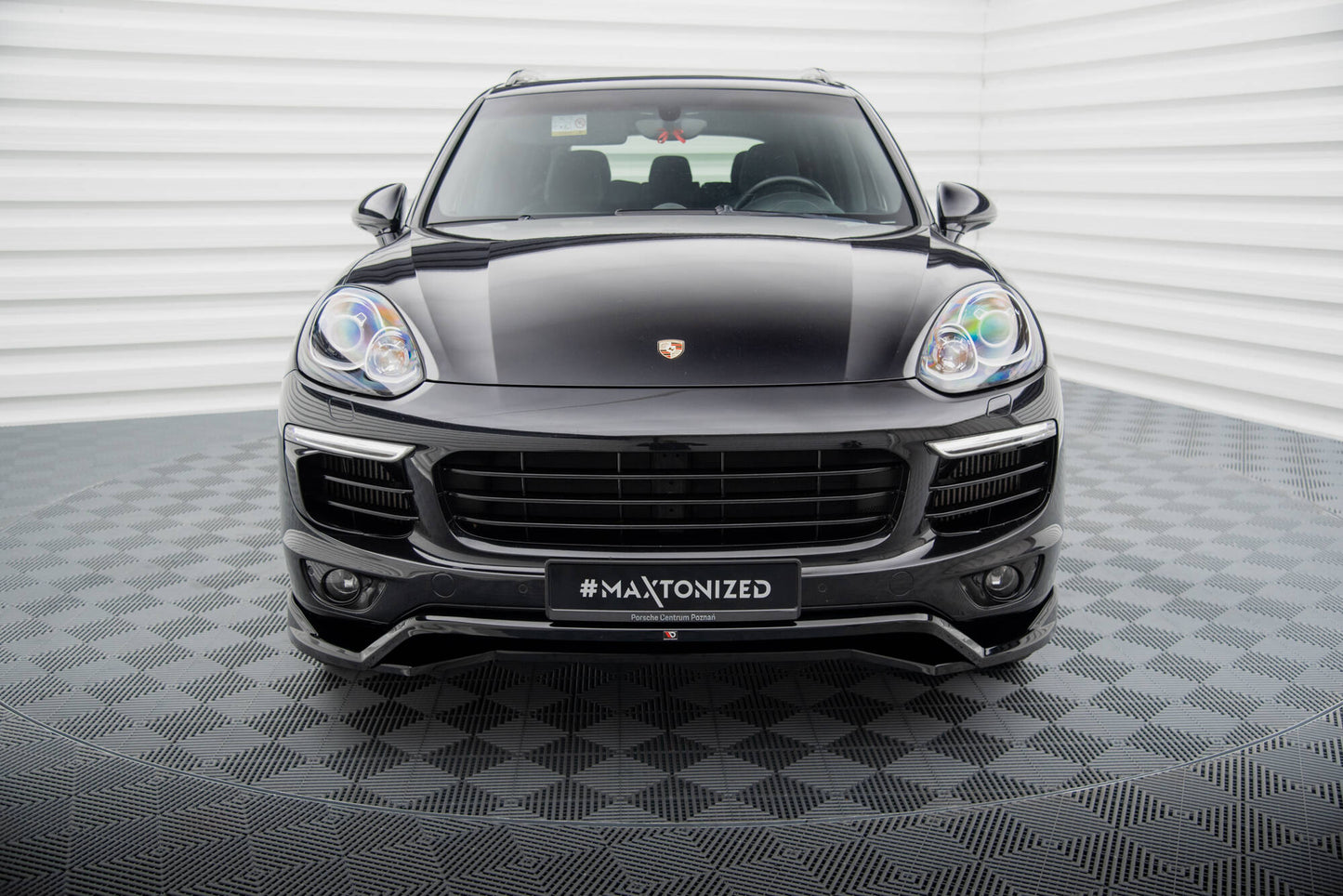 Forreste splitter Porsche Cayenne Mk2 Facelift