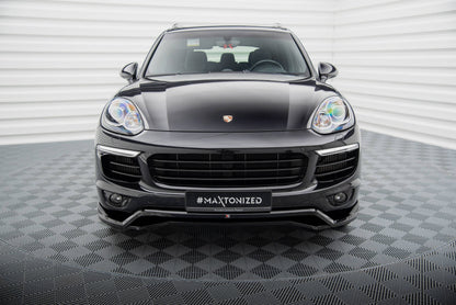 Forreste splitter Porsche Cayenne Mk2 Facelift