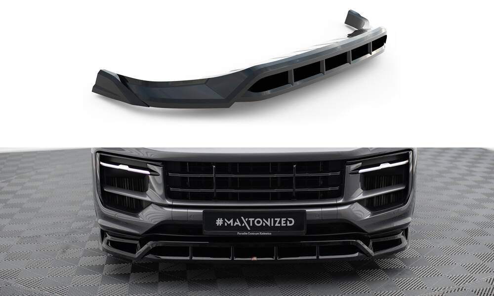 Forreste splitter Porsche Cayenne SUV / Coupe Mk3 Facelift