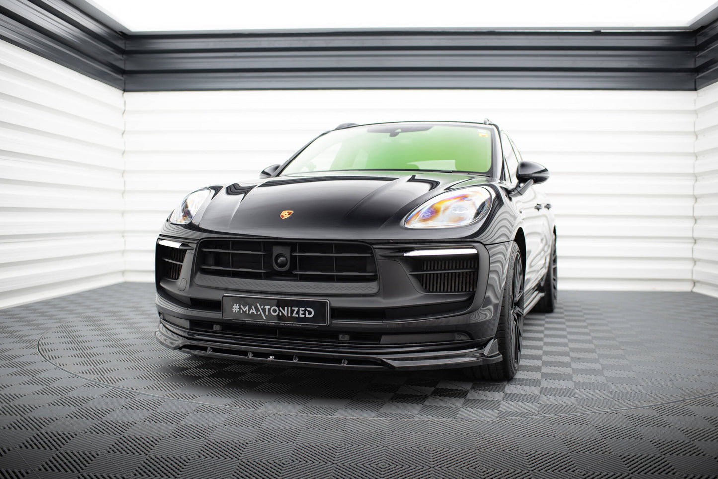 Forreste splitter Porsche Macan GTS Mk1 Facelift 2