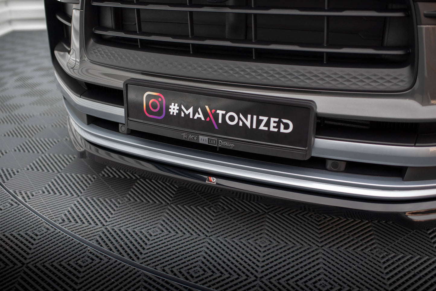 Forreste splitter Porsche Macan Mk1 Facelift 2