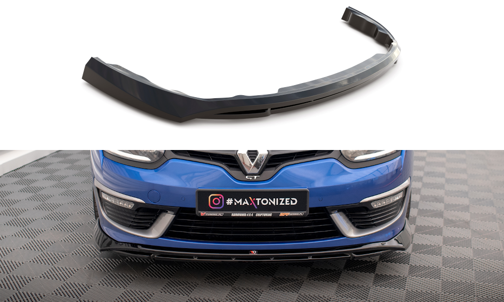 Forreste splitter Renault Megane GT Line Grandtour Mk3 Facelift