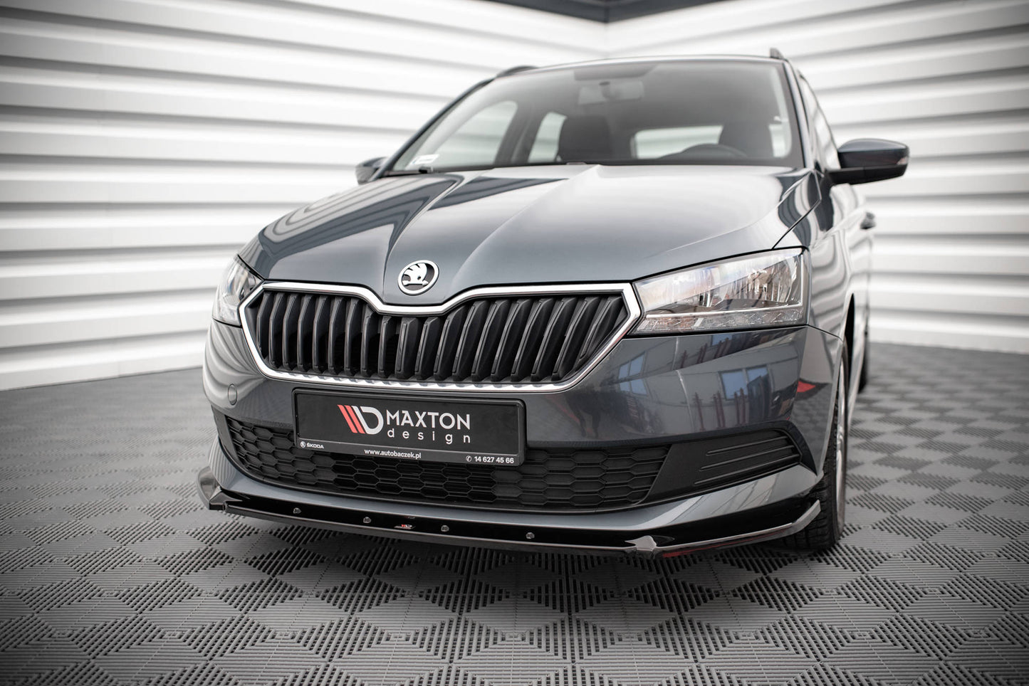 Forreste splitter Skoda Fabia Mk3 Facelift