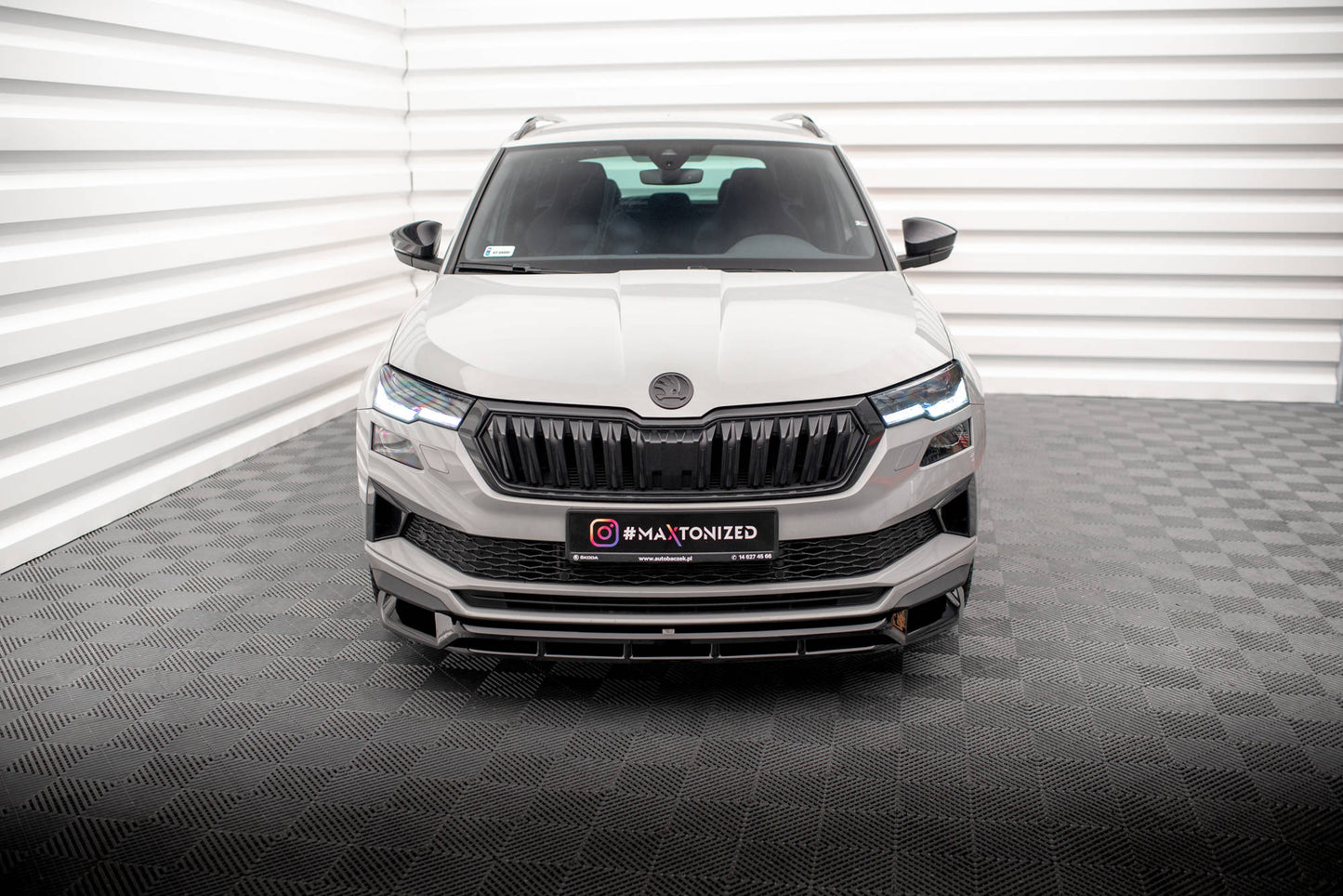 Forreste splitter Skoda Karoq Sportline Mk1 Facelift