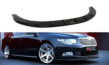 Forreste splitter Skoda Superb Mk2 (Til sport Forkofanger Spoiler)
