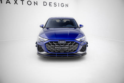 Forreste splitter V.1 Audi A3 S-Line Sedan / S3 Sedan 8Y Facelift