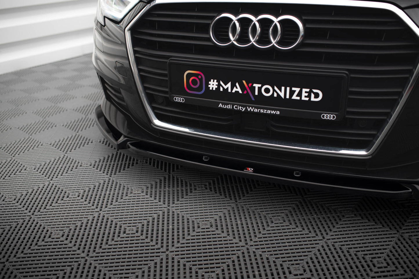 Forreste splitter V.1 Audi A3 Sportback 8V Facelift