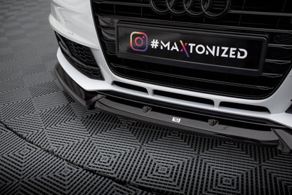 Forreste splitter V.1 Audi A4 Competition B8 Facelift