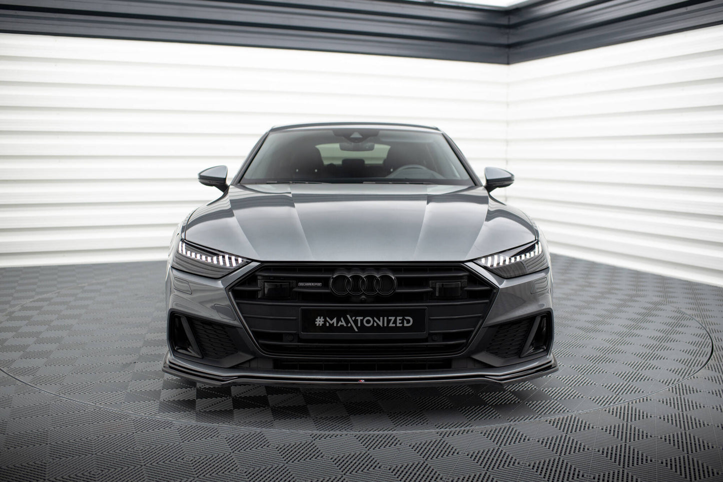 Forreste splitter V.1 Audi A7 S-Line C8 / S7 C8 / C8 Facelift / S7 Facelift