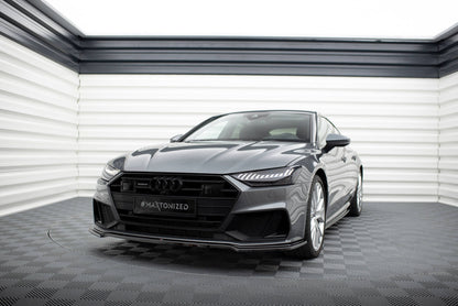 Forreste splitter V.1 Audi A7 S-Line C8 / S7 C8 / C8 Facelift / S7 Facelift
